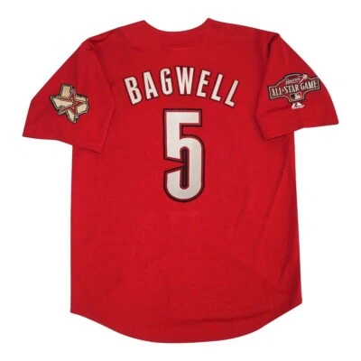 Jeff Bagwell 2004 Houston Astros Alternate Red Men's Jersey w/ All Star Patch - Image 1 of 4