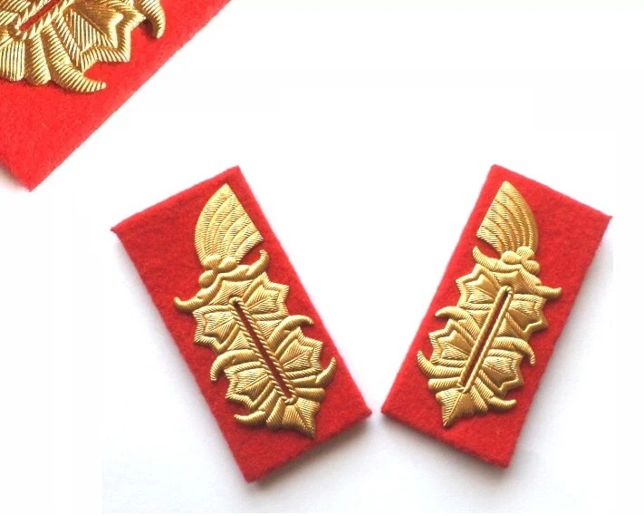 Deutscher General DDR NVA Kragenspiegel für Uniform East German army collar tabs - Bild 1 von 3