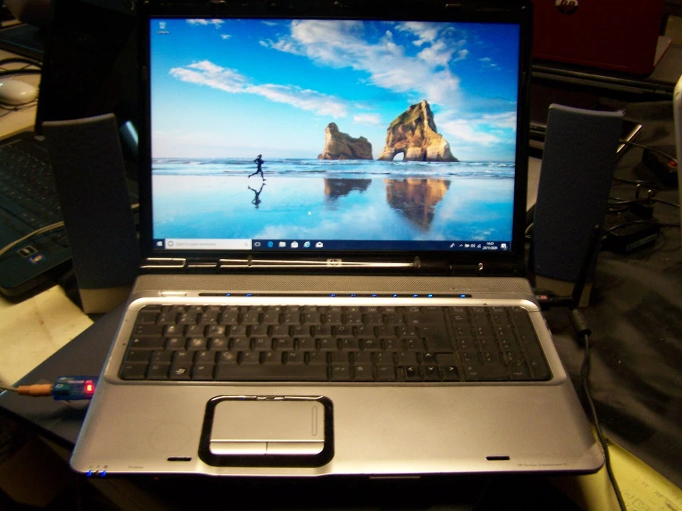 pc portable HP DV9700 256G SSD + 500G bon état - Photo 1/1