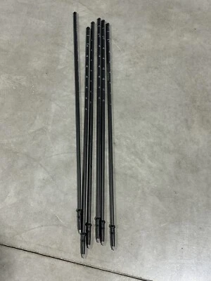 Leki 38” Speedlock Stopmax Carbon Fiber RAW  Poles (6-Pack) *New* - Image 1 of 4