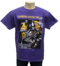 BLACK MAMBA KOBE & GIGI BRYANT Both sided screen printing t shirt tee