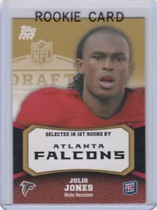 JULIO JONES ROOKIE CARD 2011 Topps Rookies Rising GOLD VERSION RC Alabama Tide - Picture 1 of 2