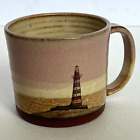Studio Pottery Lighthouse Mug Red Clay