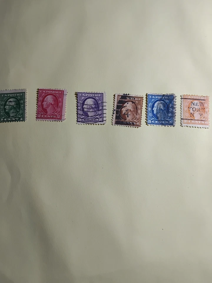 serie de 6 timbres rares usa - Photo 1/1