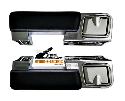 NEW 1960-1964 Chevrolet Corvair Chrome Rear Arm Rest Bases, Pads & Ash Trays - Image 1 of 4