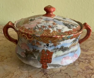 Old Chinese Porcelain Handmade Rare Rice Pot Bowl with mark 9" - Picture 1 of 6