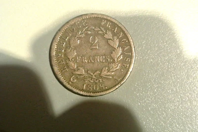 NAPOLEÓN 2 Francos 1808 A RARO Foto 1 de 2