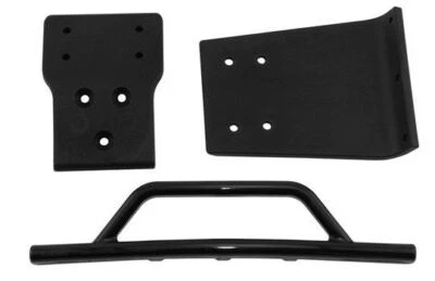 RPM Bumper + Skid plate vorne für Traxxas Slash 4x4 schwarz - Bild 1 von 2