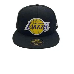 Ultra Game Los Angeles Lakers Druckknopflasche Mütze LA NBA schwarz Herren Kappe - Bild 1 von 4