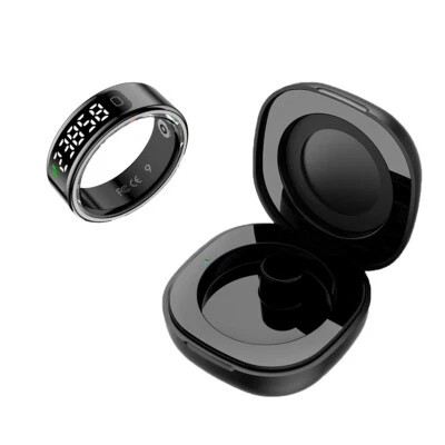 Monitoreo del sueño Smart Ring Fitness Tracker Pantalla de visualización Frecuencia cardíaca SPO2/BP  Foto 1 de 4
