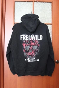 Original Vintage Frei.Wild My Story My Life Hooded Jacket Black hoodie -size XXL - Picture 1 of 10