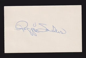 Reggie Sanders ( 1B Debut 1974 ) TIGERS  SIGNED AUTOGRAPH AUTO 3x5 INDEX COA - Picture 1 of 1