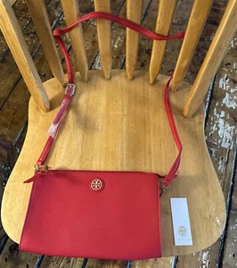 Tory Burch Cameron Easy Cross Body Vermillion / 607 Style 18169280 NEW NWT - Picture 1 of 9