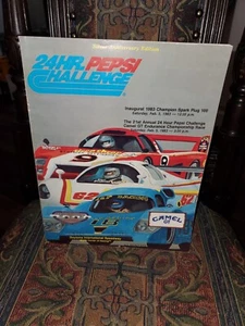 24 Hour Pepsi Challenge 1983 Daytona W.E. Bradford Cover Art Racing Silver Anniv - Picture 1 of 2