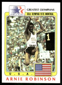 1983 Topps History's Greatest Olympians #7 Arnie Robinson - Long Jump - Picture 1 of 2