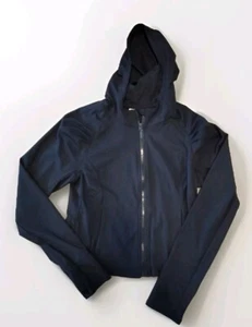 Yogalicious Lux Jacket Women’s XXL Full Zip Blue Hooded Pockets Athletic Hoodie - Picture 1 of 11