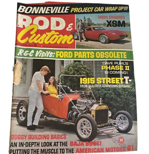 Vtg Rod & Custom Magazine September 1969 Classic Car 1960s Model T Ford