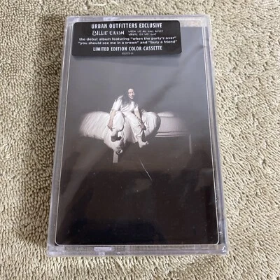RED CASSETTE---- Billie Eilish WHEN WE ALL FALL ASLEEP UO Exclusive Tape /1500 - Image 1 of 4