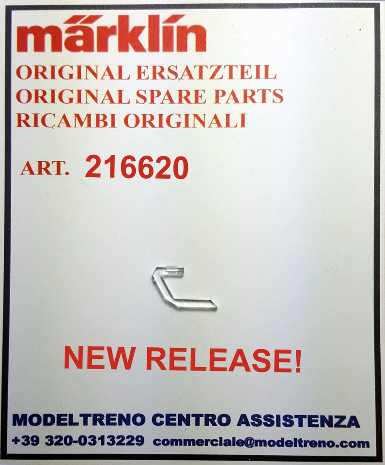 MARKLIN 21662 - 216620 DIFFUSORE LUCI LICHTKOERPER 3064 3065 3069 3141 3148