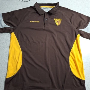 Hawthorn, Hawks Shirt Mens L Australian Football Team Club AFL - Picture 1 of 8