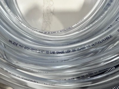 Nalgene food grade PVC Tubing, 3/4" ID x 1" OD, 50 feet long #8701-0310  - Image 1 of 4