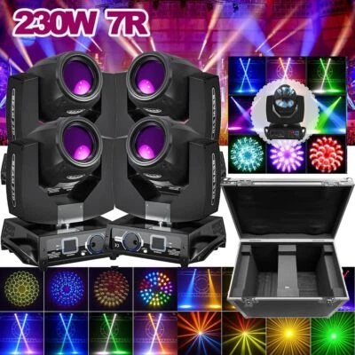 7R 230W ZOOM Moving Head Light RGBW Stage Lighting DMX Beam Disco DJ Party Light - Image 1 of 4