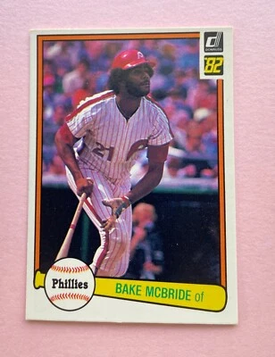 1982 Donruss Baseball Bake McBride #497 Philadelphia Phillies - Image 1 of 2