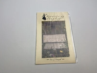 Samplery Heartstring estrellas y diamantes contados patrón de punto de cruz 6P Foto 1 de 3