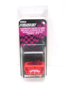 CONDUCT-TITE PULSE FX RED ILLUMINATING ROCKER SWITCH, #84834 - Picture 1 of 3