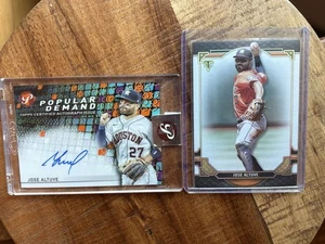 2022 Topps Pristine Baseball Jose Altuve Popular Demand Orange Auto #/25 PDA-JA - Picture 1 of 5