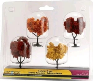 Woodland Scenics SP4153 HO Scale Autumn Trees 2 to 3in Scene-A-Rama Diorama (4) - Picture 1 of 1