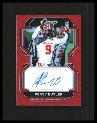 2022 Percy Butler Rookie Auto Prizm Draft Picks Red /199 #RA-PBU Commanders - Image 1 of 3