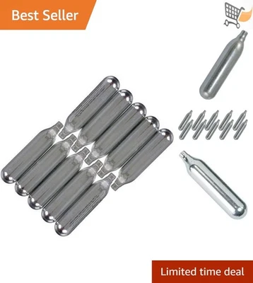 Paquete de 10 cartuchos de CO2 de 12 gramos para pistolas de airsoft accesorios de pistola de paintball Foto 1 de 4