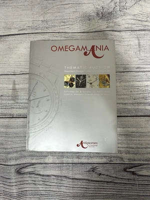 Omega Mania Subasta Temática Importante Omega Coleccionistas Relojes Libro 2007 Foto 1 de 4