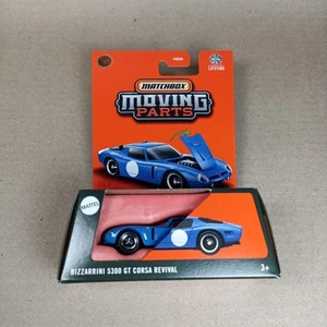 2025 Matchbox Moving Parts Bizzarrini 5300 GT Corsa Revival Blue - Picture 1 of 2