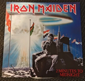 Iron Maiden - 2 Minutes To Midnight 12" Single Record 12EMI5489 EMI 1984 Ex / Ex - Picture 1 of 4