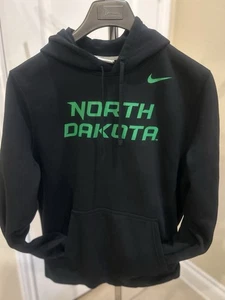 Men’s Nike Dri Fit North Dakota Hoodie Pullover Long Sleeve Black Large - Picture 1 of 4