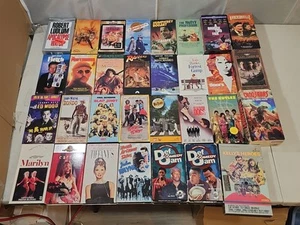 Vintage VHS Movie RARE 80S & 90S Lot of 30 Lots of Greats! ALL TESTED EXCELLENT  - Picture 1 of 15
