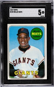 1969 Topps Willie Mays #190 SGC 5 GC545 - Picture 1 of 2