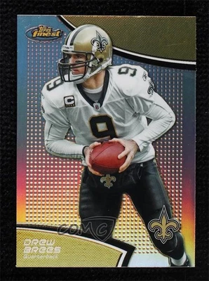 2011 Topps Finest Refractor Drew Brees #60 - Image 1 of 3