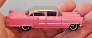 Hot Wheels 2000 1955 Cadillac Fleetwood Pink loose diecast car - Picture 1 of 5
