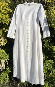 Vintage Hochzeitskleid mit Lochstickerei Kleid Hochzeit Gr. S XS - Bild 1 von 6