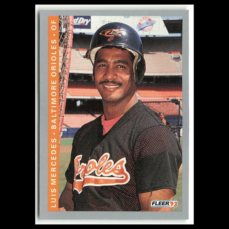 Luis Mercedes #547 1993 Fleer Baltimore Orioles Baseball Card MLB NM - Image 1 of 3