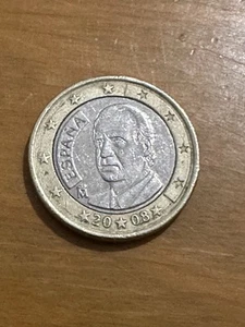 2002 Spanish 1 Euro Coin – King Juan Carlos I - Picture 1 of 2