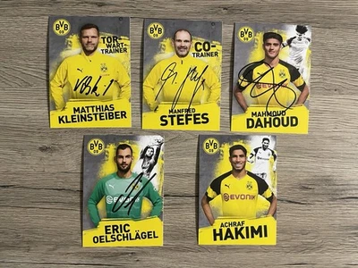 5x Autogrammkarten Borussia Dortmund 2018/19 18/19 - Bild 1 von 2