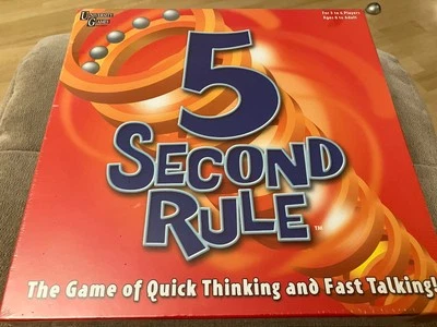 5 Second Rule Board Game New SEALED - Image 1 of 4
