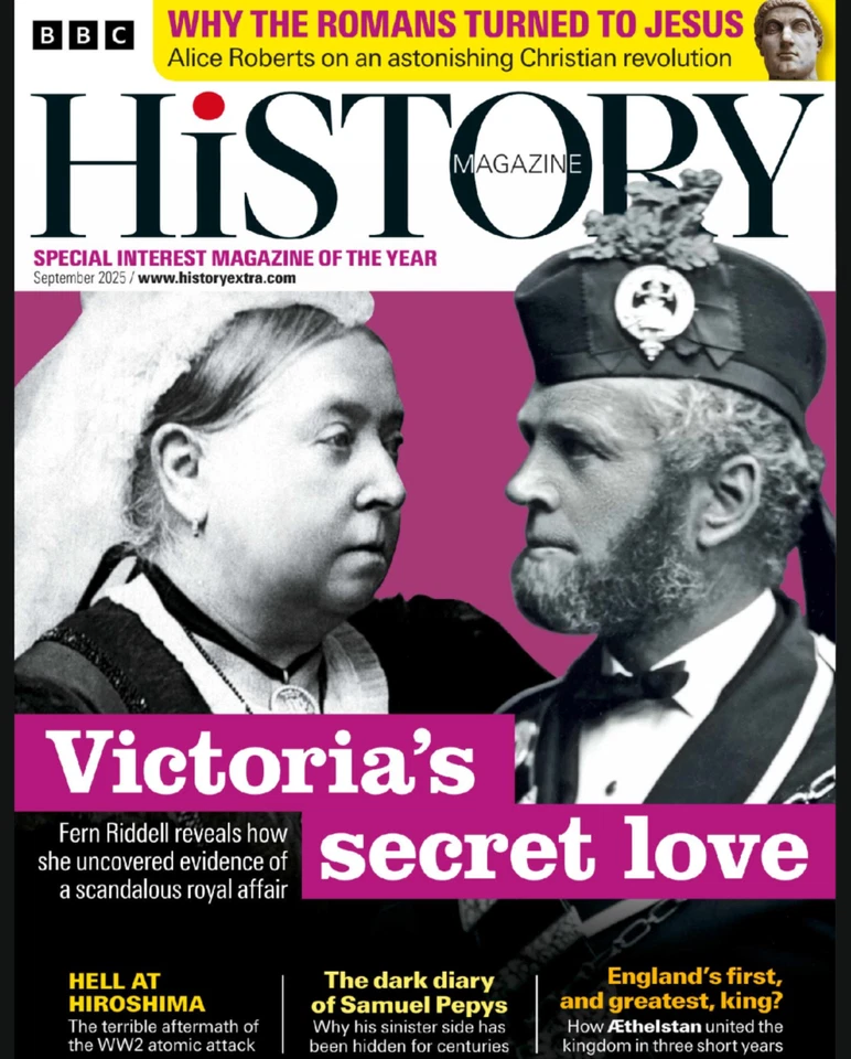 BBC HISTORY MAGAZINE SEPT 2025 | VICTORIA'S SECRET LOVE Foto 1 de 1