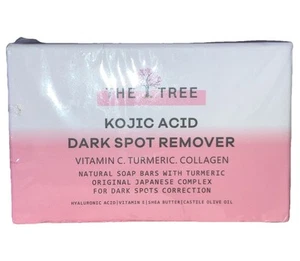 2 Kojic Acid Dark Spot Remover Soap Bars Vitamin C Retinol Collagen Turmeric - Picture 1 of 3