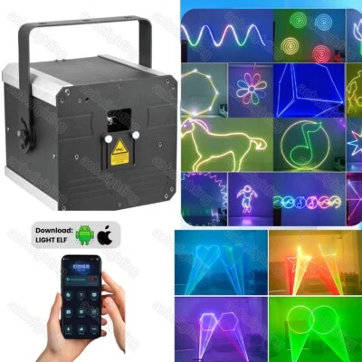10w App Control Dj Night Club Laser Light Disco Party Show Projector Stage Laser - Image 1 of 4
