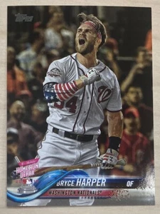 BRYCE HARPER HRD - 2018 Topps Update Series #US202 - WASHINGTON NATIONALS - Picture 1 of 2